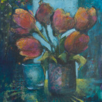 Tulip #1 (pink vase)